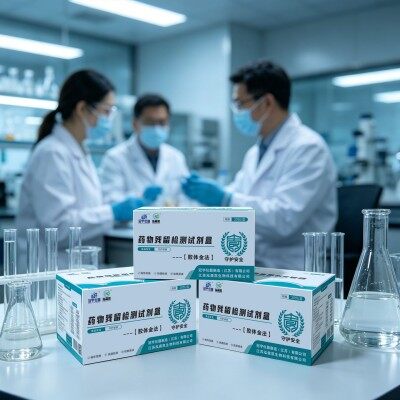 冠宇仪器江苏厂家 生鲜乳磺胺残留检测卡 牧场奶站乳制品抽检耗材