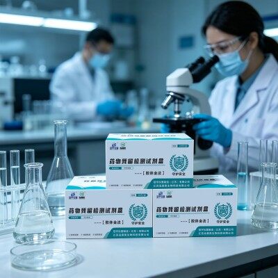 冠宇仪器江苏厂家 生鲜乳尼卡巴嗪残留检测卡 牧场奶源抽检耗材