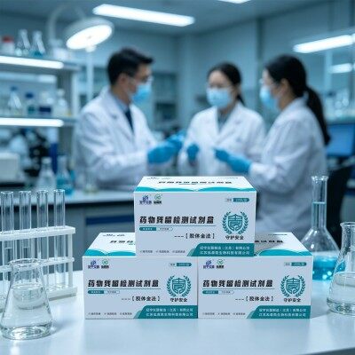 冠宇仪器江苏厂家 生鲜牛乳环丙氨嗪残留检测卡 牧场乳品抽检耗材