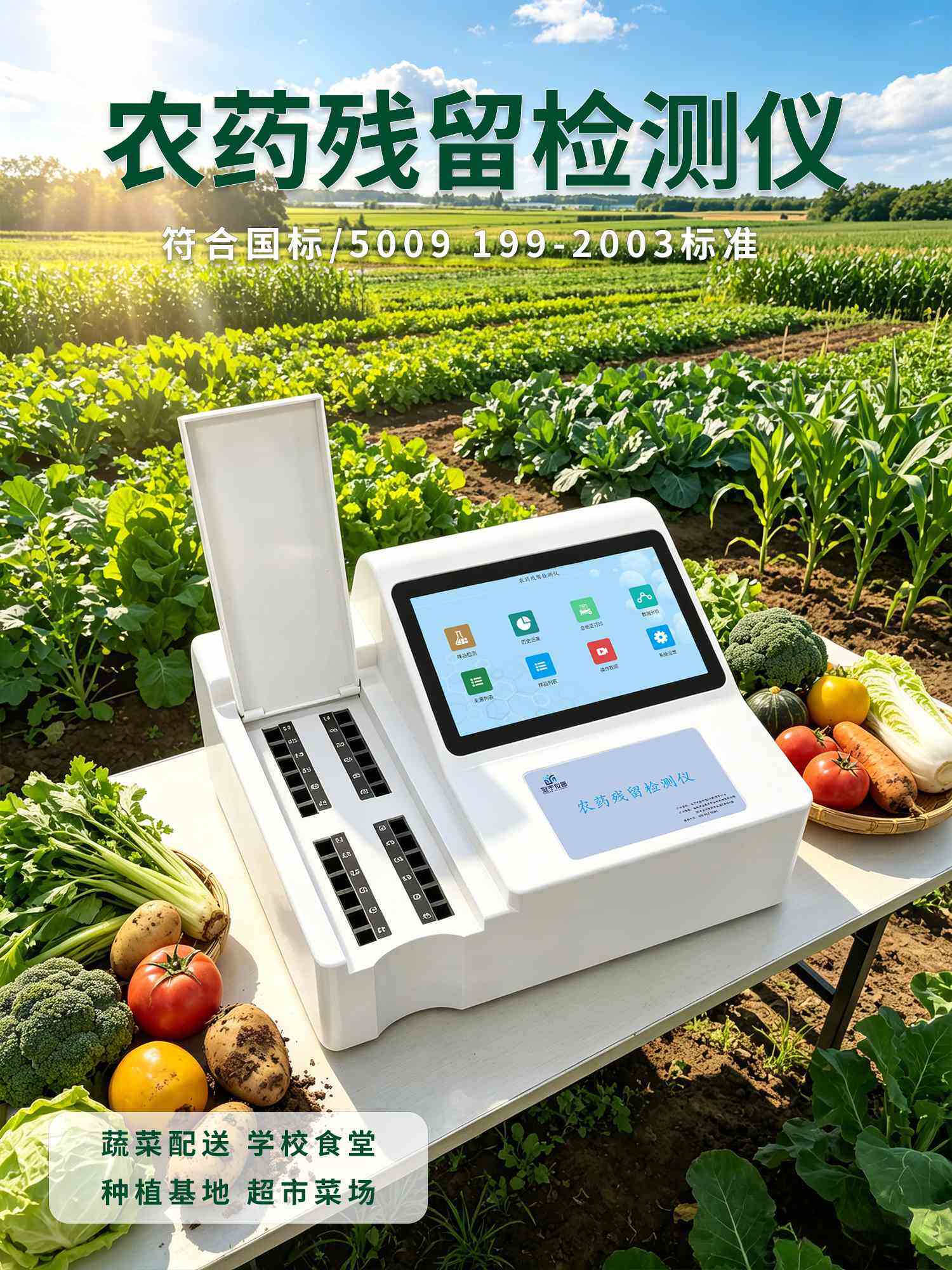 GY-PR-1024T 大屏农药残留检测仪_江苏冠宇_深圳郑州全国供货 0515-88822258