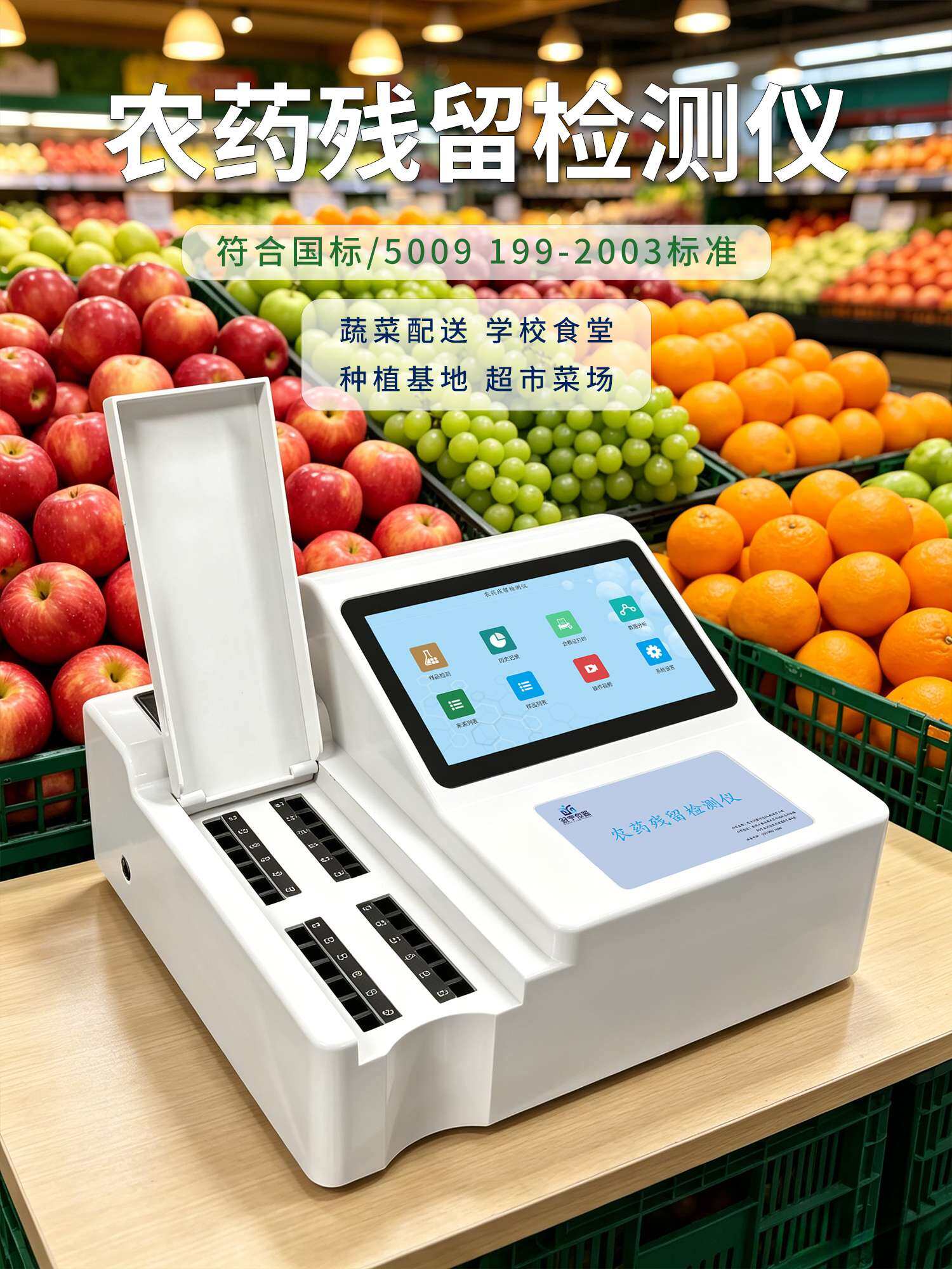 GY-PR-1024T 大屏农药残留检测仪_江苏冠宇_深圳郑州全国供货 0515-88822258