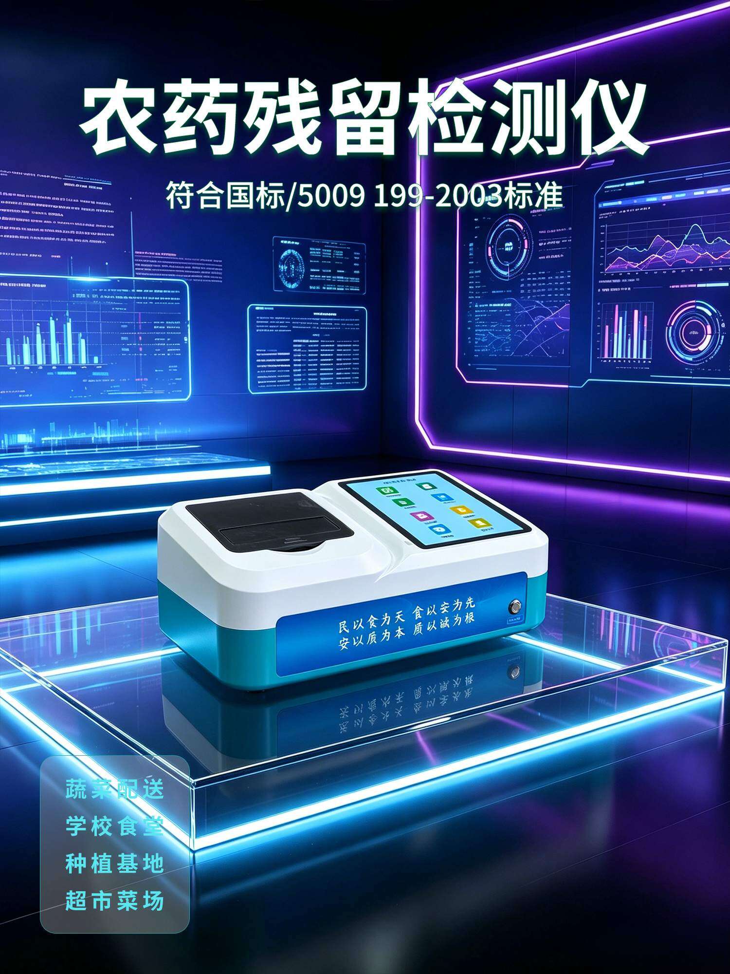 GY-PR-1018T Pro18 通道大屏农残检测仪_江苏冠宇_深圳郑州全国供货 0515-88822258