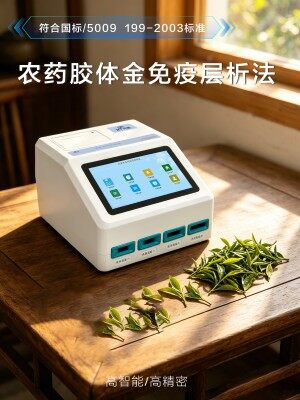 GY-PR-1004TS四通道胶体金农药残留检测仪-江苏冠宇厂家定量快检设备