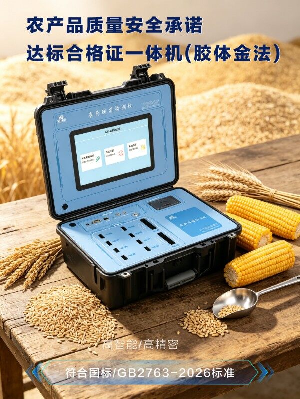 胶体金食用农产品质量安全合格证打印一体机