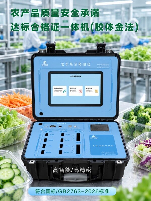 胶体金食用农产品质量安全合格证打印一体机