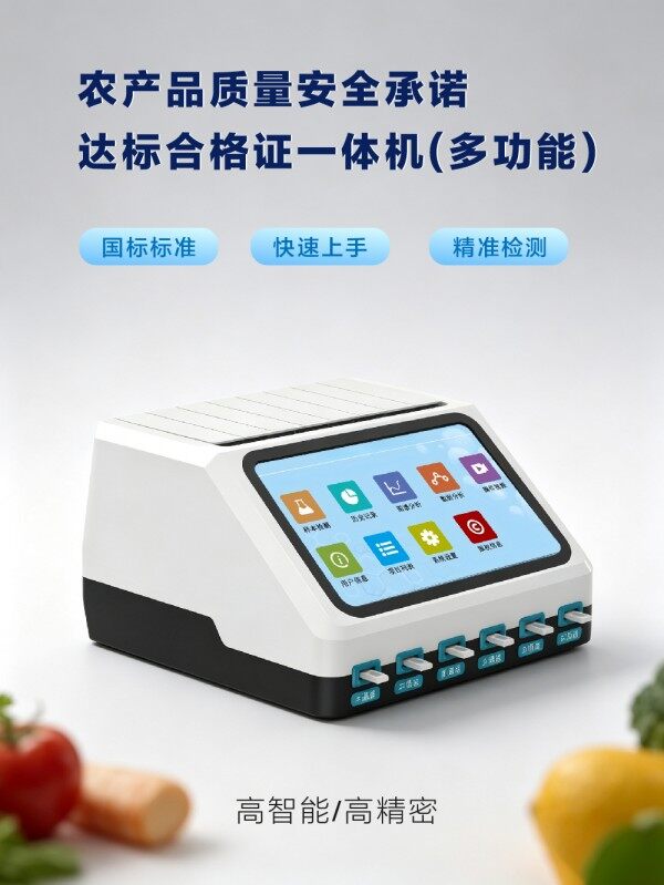 农产品质量安全承诺合格证多功能打印检测一体机