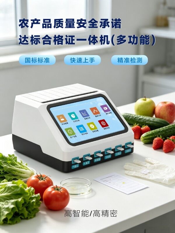 农产品质量安全承诺合格证多功能打印检测一体机