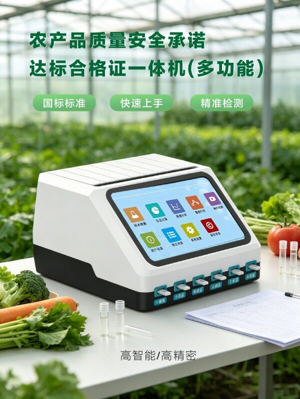 农产品质量安全承诺合格证多功能打印检测一体机