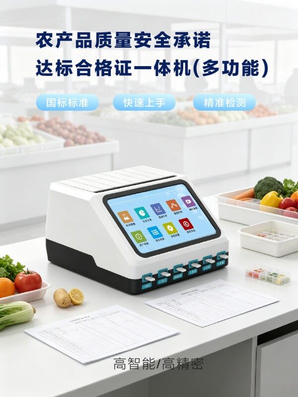 农产品质量安全承诺合格证多功能打印检测一体机