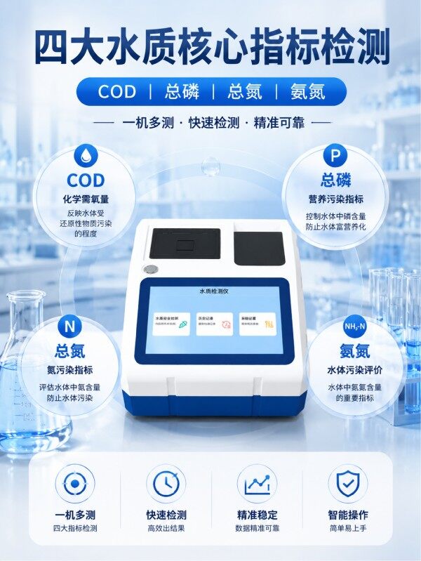 COD总磷总氮氨氮水质检测仪