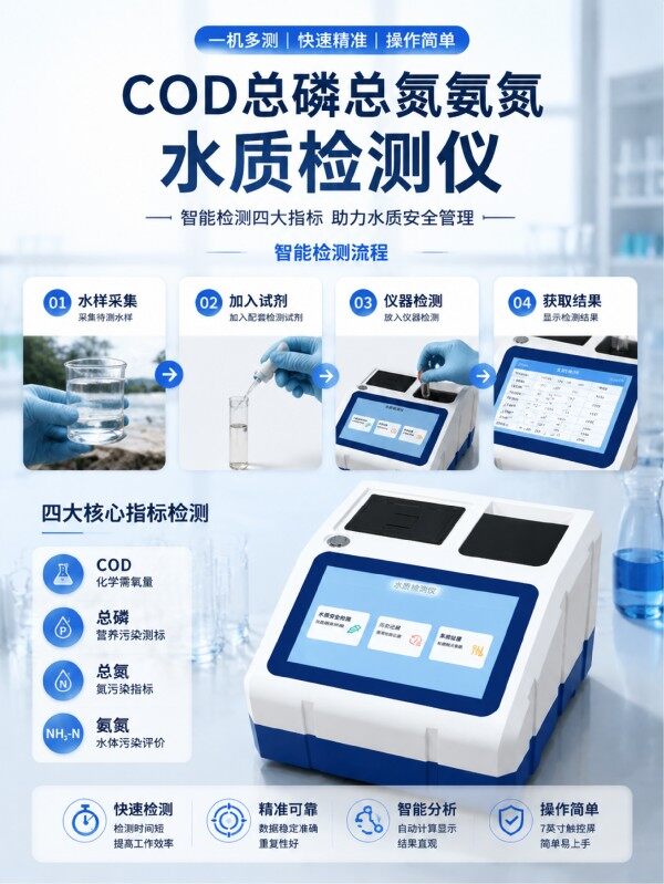 COD总磷总氮氨氮水质检测仪