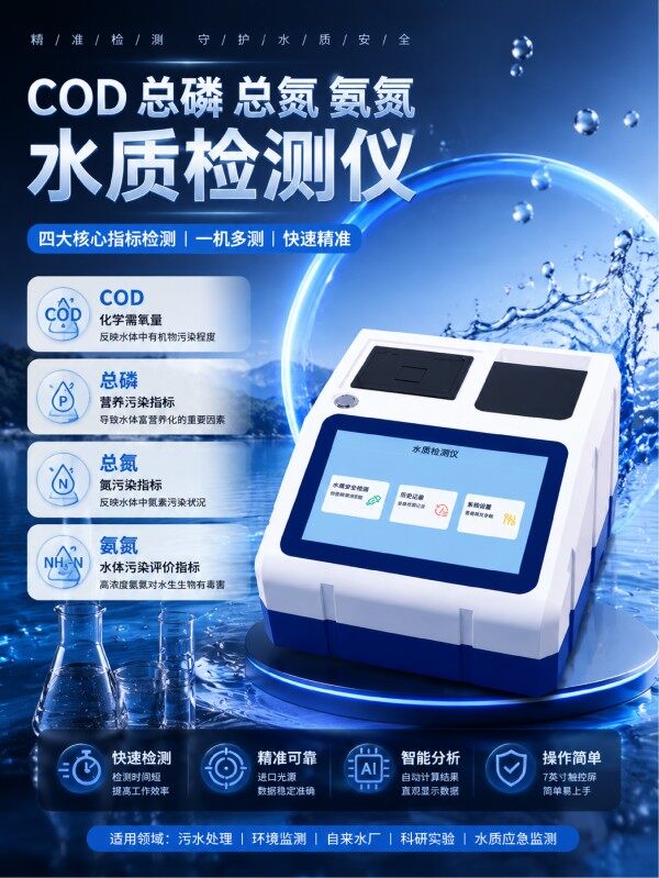 COD总磷总氮氨氮水质检测仪