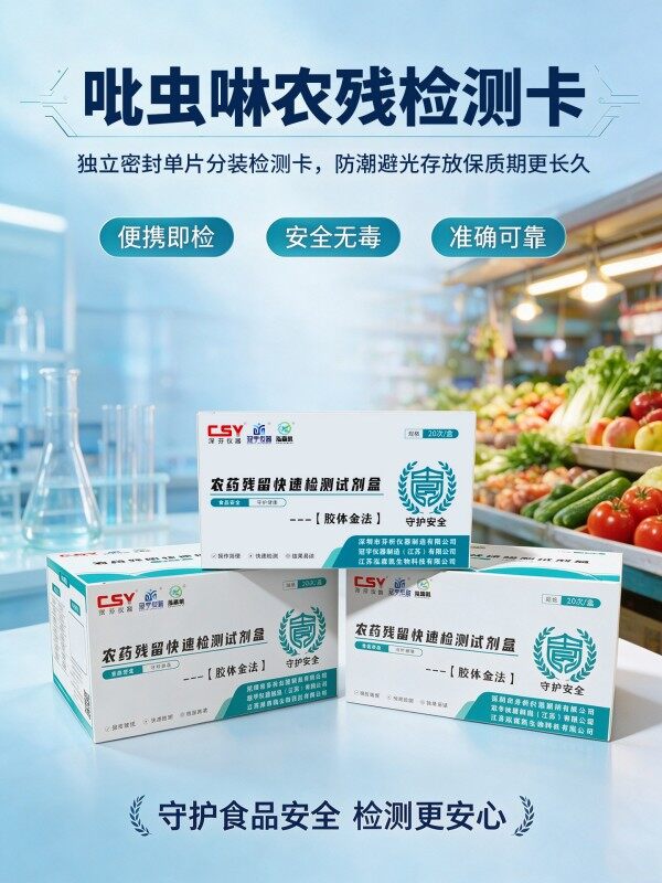 吡虫啉农药残留胶体金快速检测卡