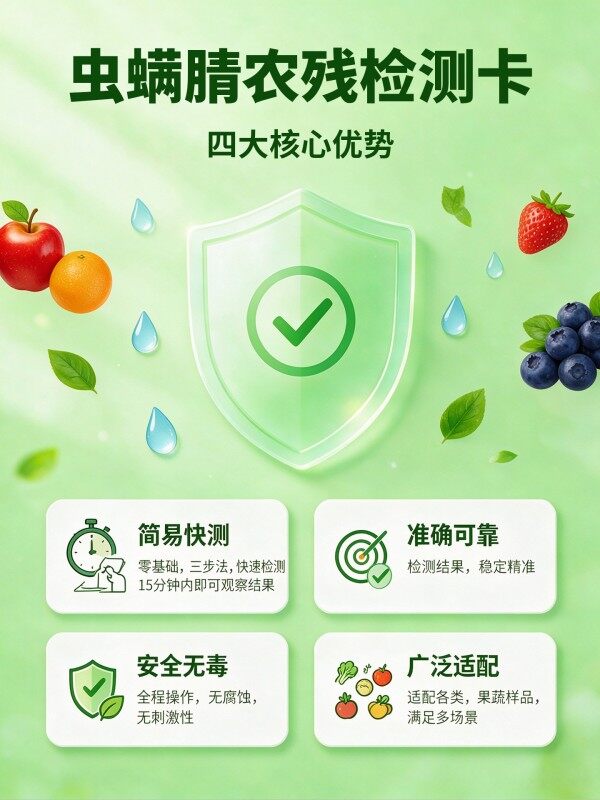冠宇仪器虫螨腈免疫胶体金检测试剂盒(20条/盒)咨询400-966-7696、0515-88822258