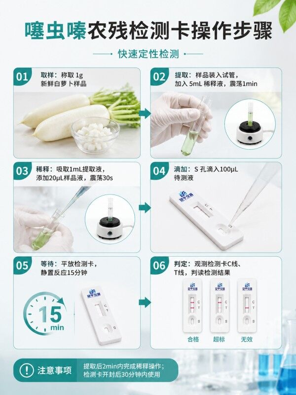 冠宇仪器噻虫嗪胶体金快速检测试剂盒20条装,GB2763标准果蔬茶叶噻虫嗪农残快速筛查试纸,咨询400-966-7696、0515-88822258