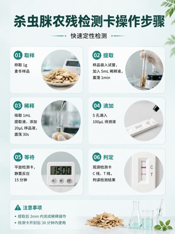 冠宇仪器杀虫脒胶体金检测试剂盒20T,GB2763-2026药材果蔬杀虫脒农残快速检测卡,咨询400-966-7696、0515-88822258
